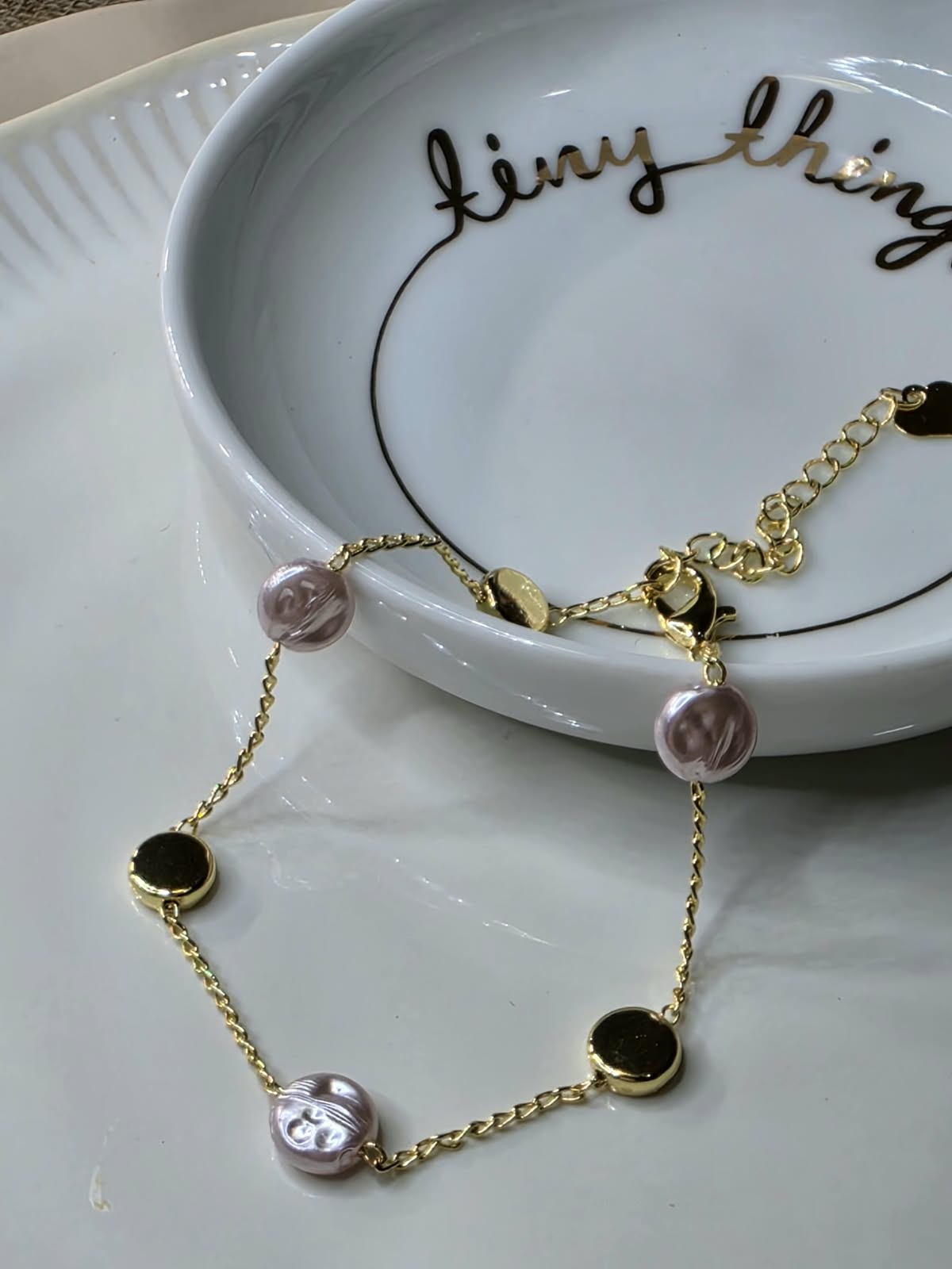 PULSERA LUNETAS MADRE PERLA
