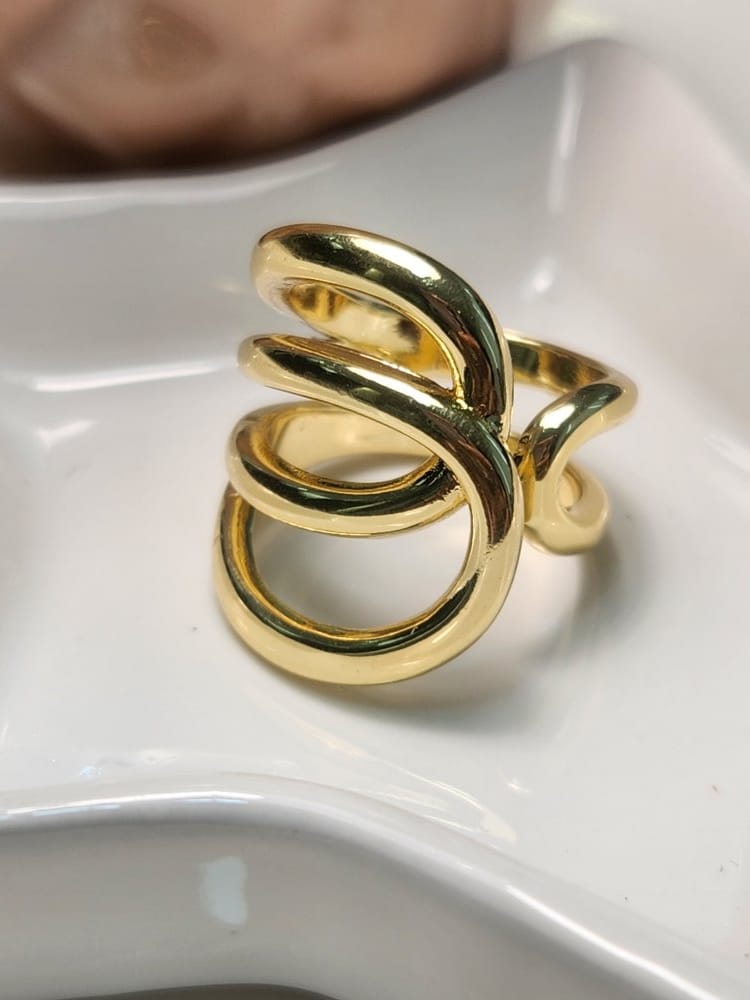 Anillo ajustable grueso liso