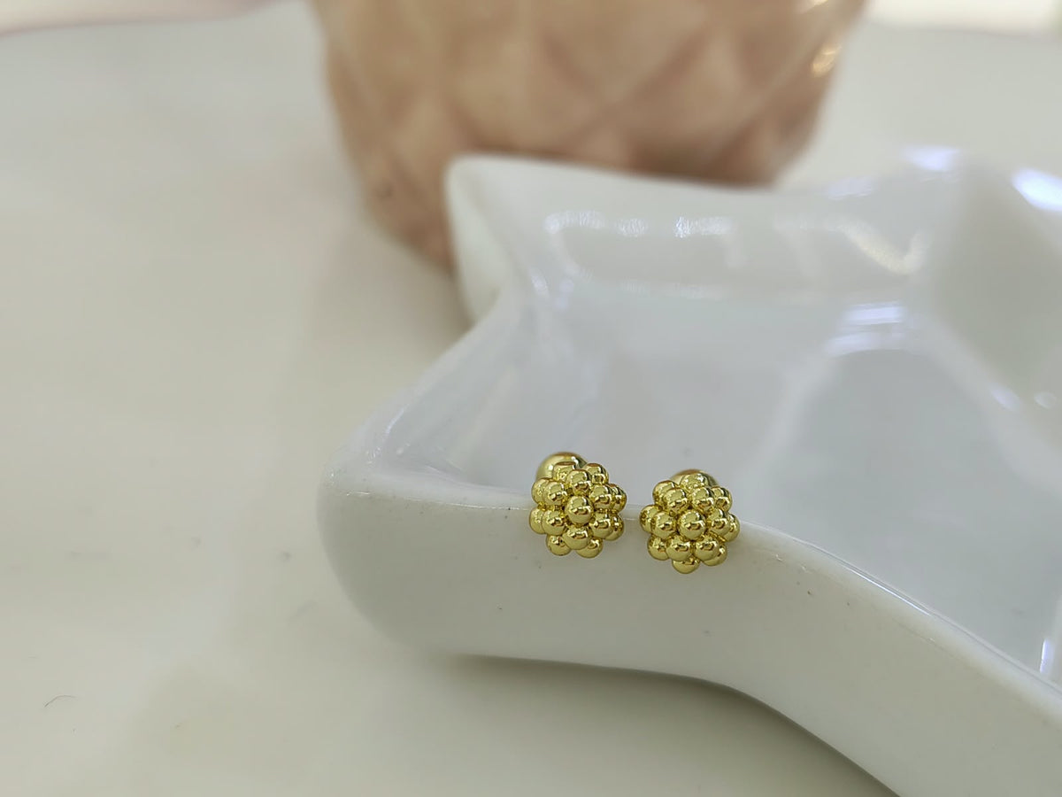 BROQUEL FLOR BOLITAS