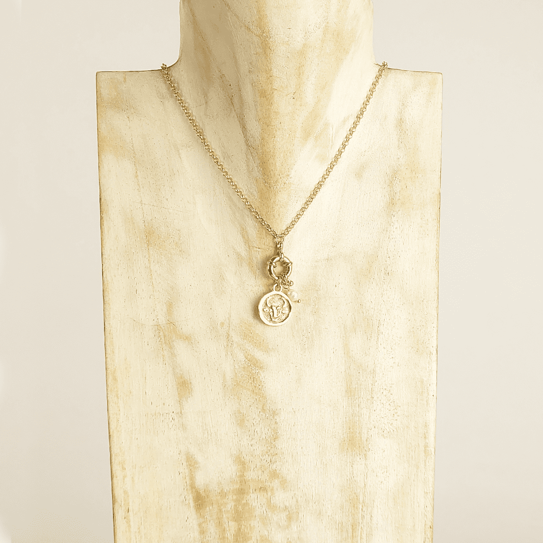 Collar de eslabones línea sodiaco capricornio