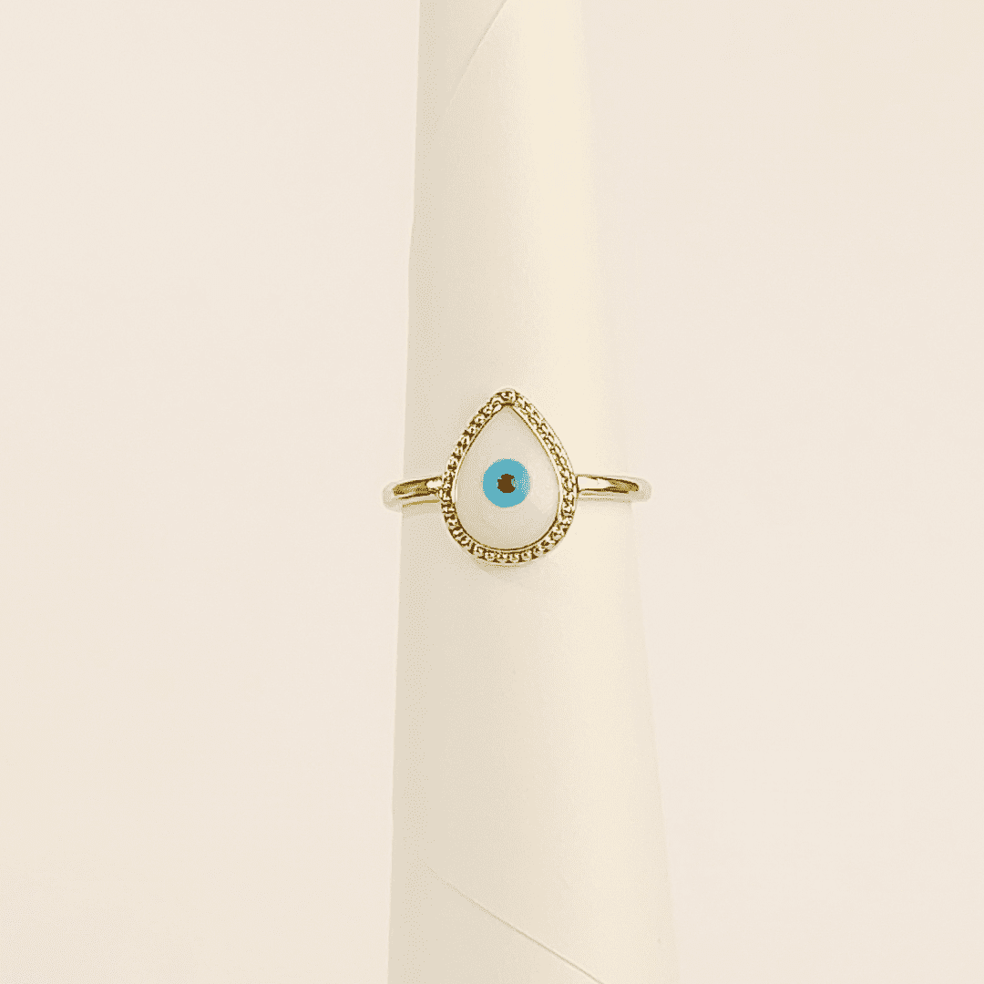 Anillo con ojo turco