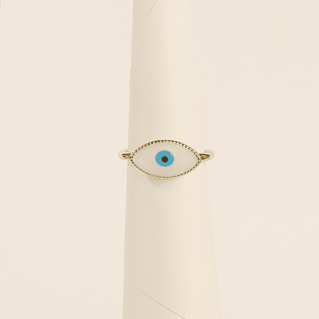 Anillo con ojo turco