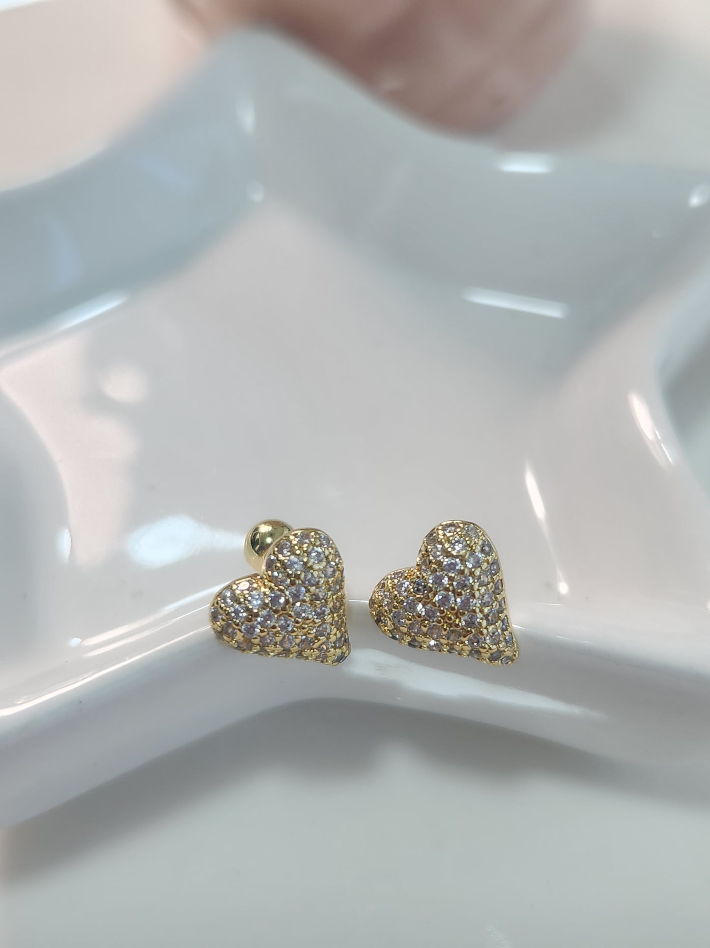 Broquel corazon zirconia.