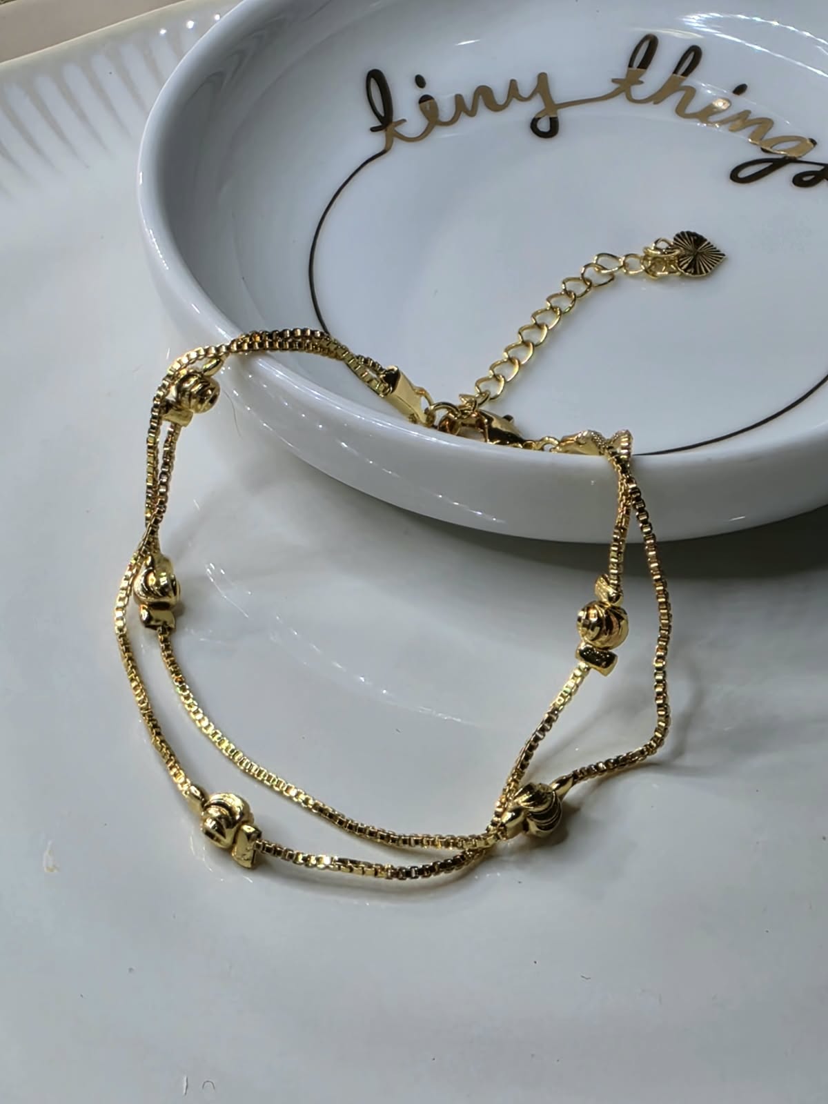 PULSERA DOBLE DIAMANTADA
