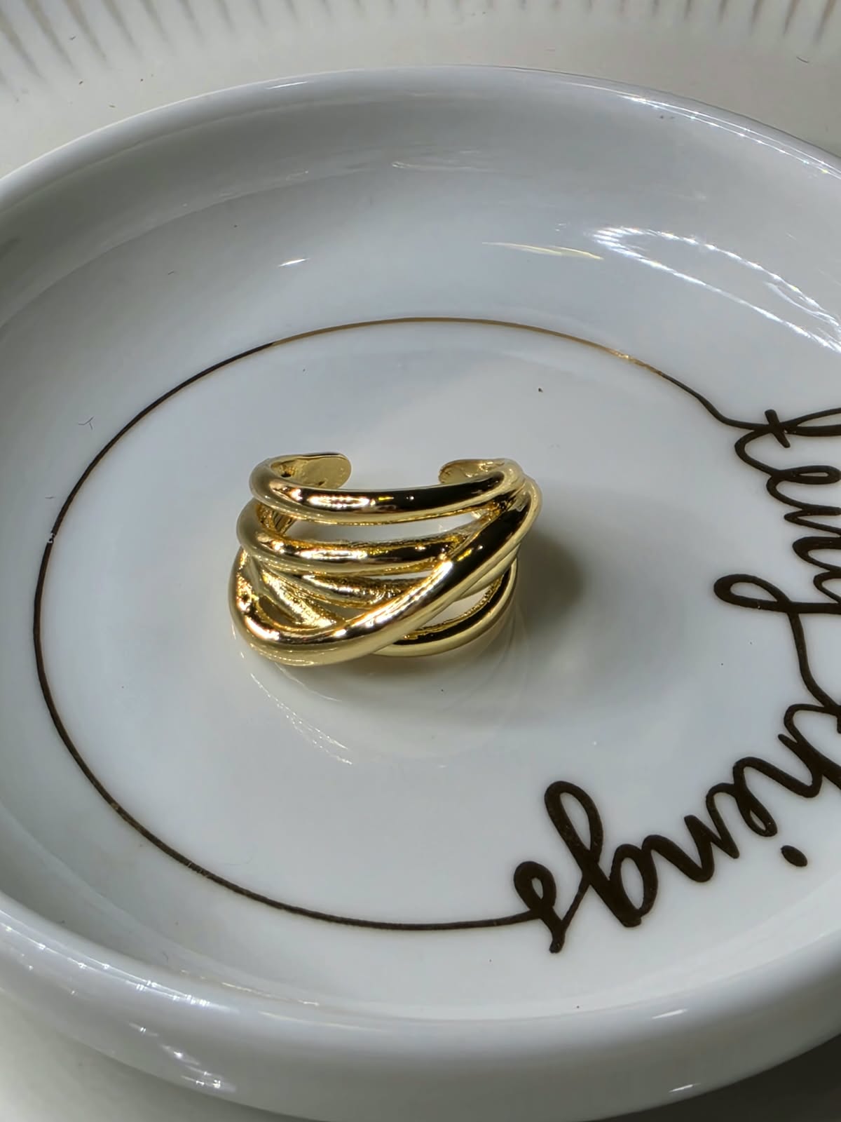 ANILLO RAYADO TRENZADO