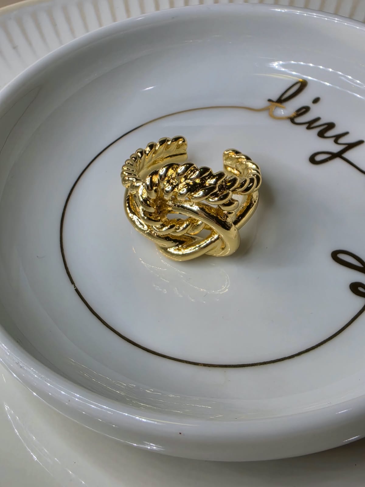 ANILLO NUDO TRENZADO