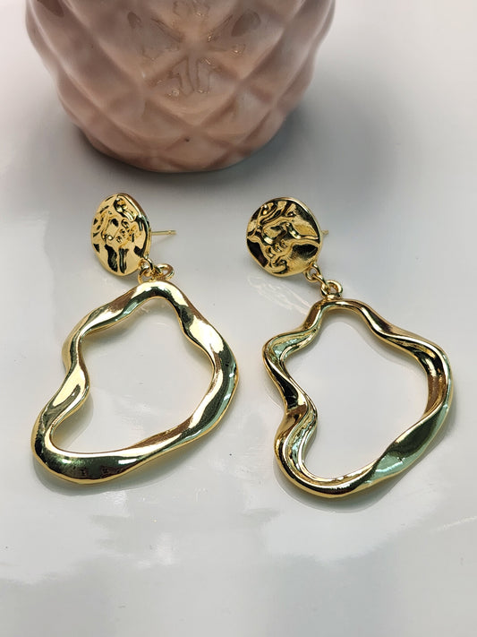 Arete doble liso circulo y ondas