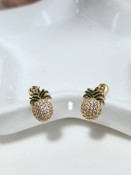 Broquel piña zirconia.