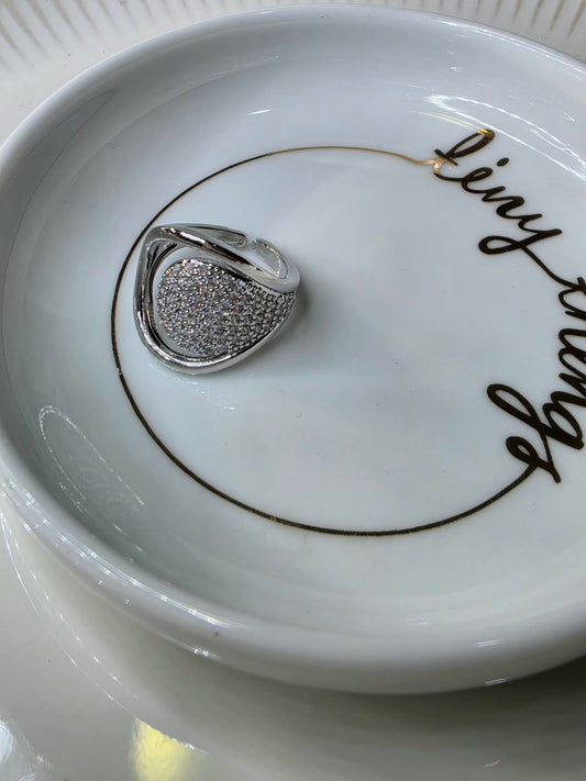 ANILLO RODIO CIRCULO ZIRCONIA