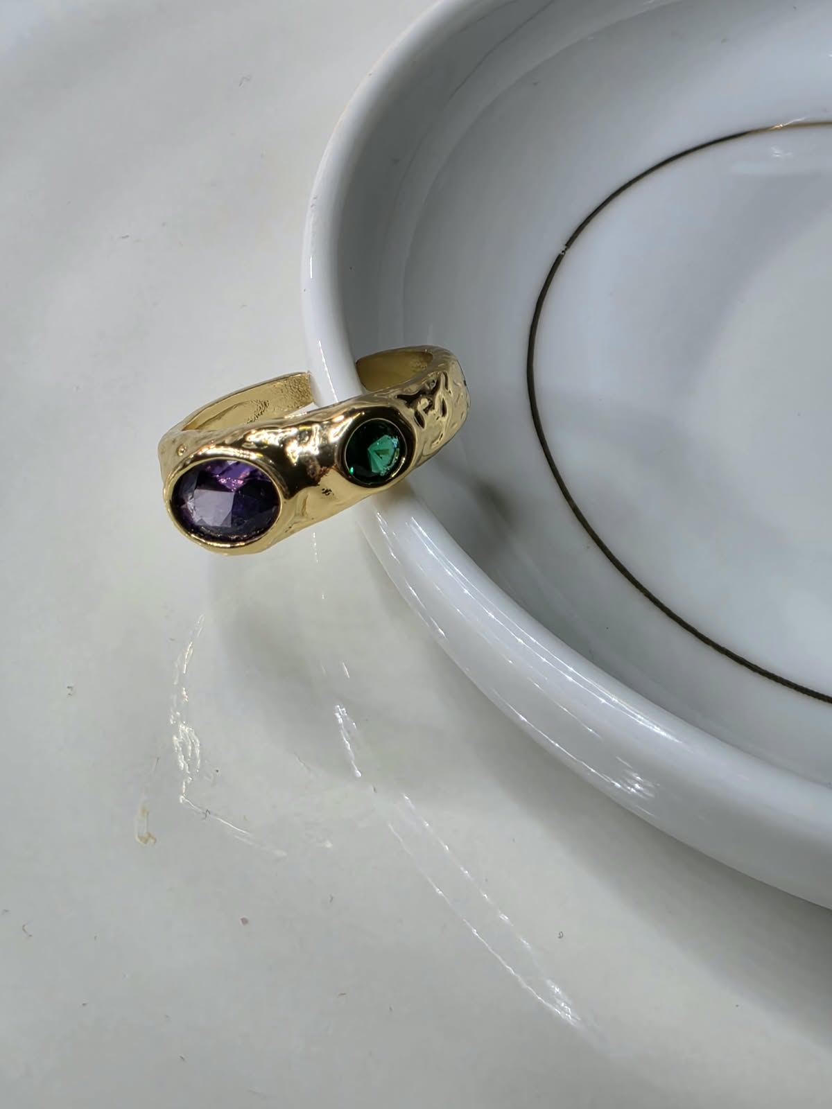 ANILLO ZIRCONIA COLORES