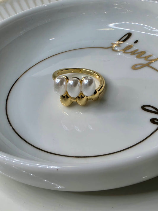 ANILLO PERLITAS DOBLE