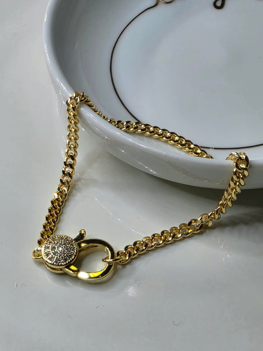PULSO BARBADO PERICO CIRCULO ZIRCONIA