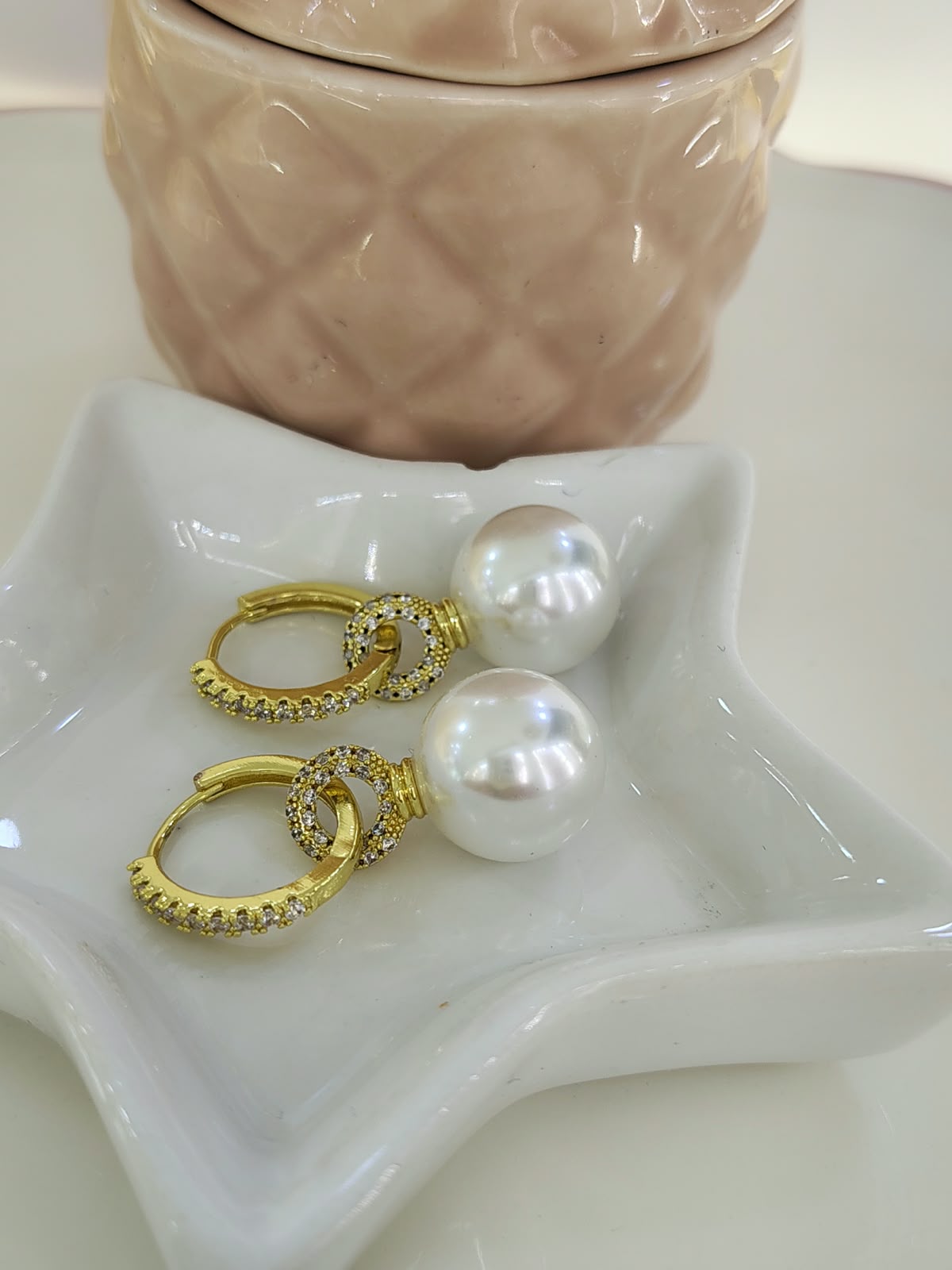 HUGIE DORADO ZIRCONIA PERLA