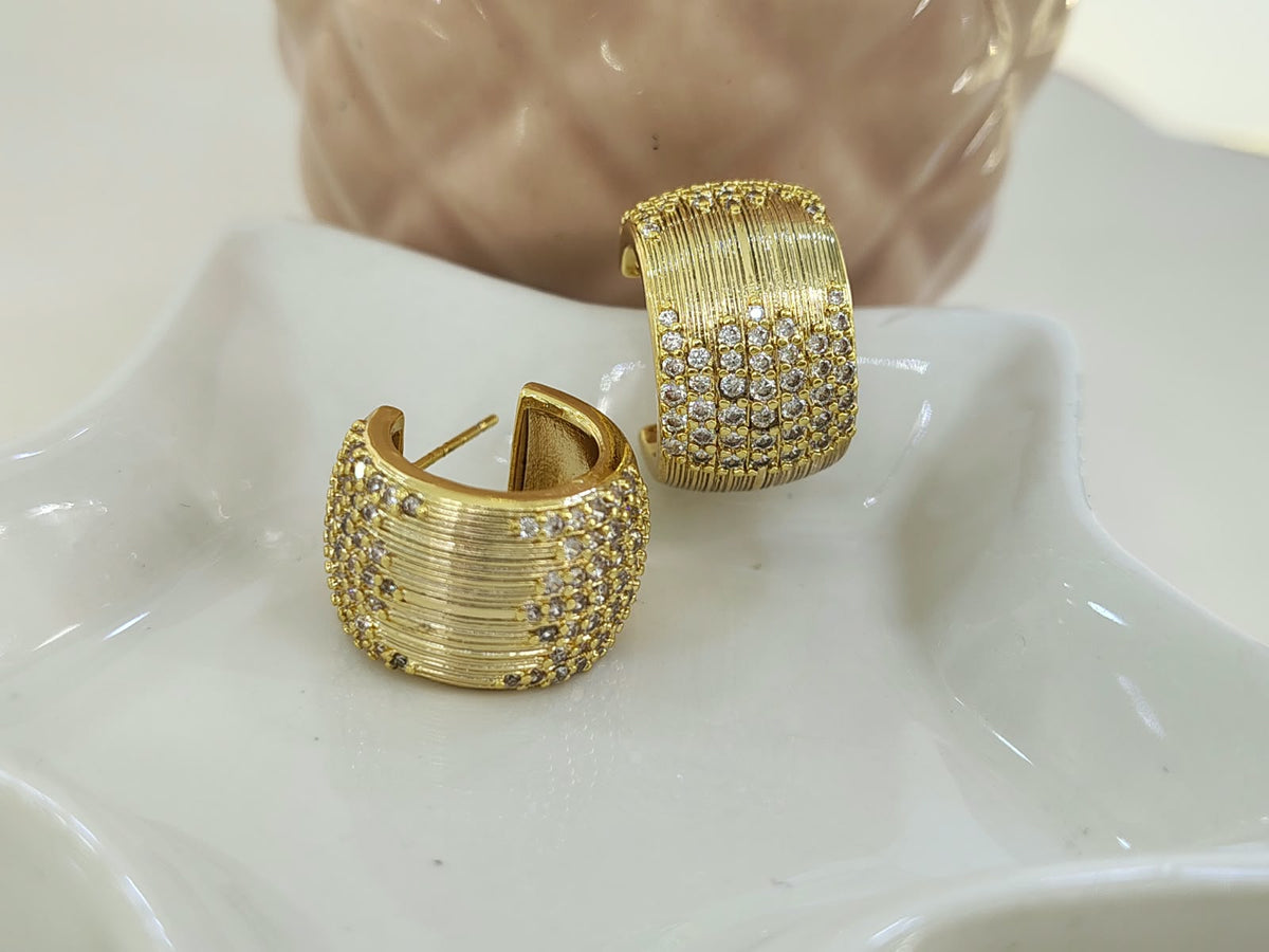 ARRACADA CHICA ZIRCONIA