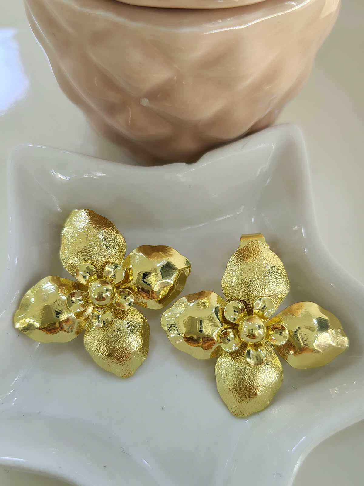 ARETE FLOR PETALOS DIAMANTADA